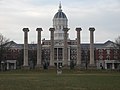 The Columns with Jesse Hall in the background