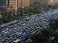 Image 41Road congestion is an issue in many major cities (pictured is Chang'an Avenue in Beijing). (from Car)