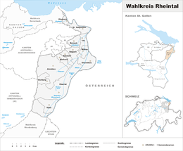 Rheintal – Mappa