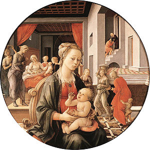 Tondo Bartolini, 1452-1453, Florence, palais Pitti.