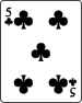 5 of clubs