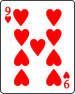 9 of hearts