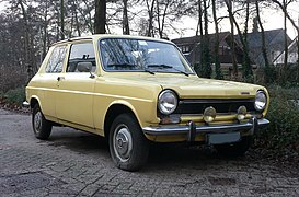 Une Simca 1100 3 portes de 1974.