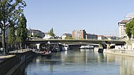 Schwedenbrücke und Marienbrücke Richtung Westen