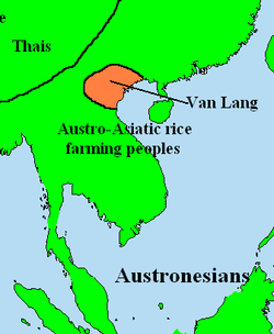 Location of Văn Lang