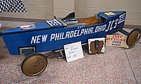 1969 New Philadelphia, Ohio Champion Jeff Bitticker's car on display