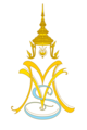 Monogram ganda Pangeran Mahkota Vajiralongkorn dan Ibu Sineenat (2016 - 2019)