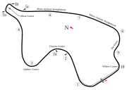 Mosport Park (1967, 1969, 1971–1974, 1976–1977).