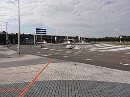 Roermondsplein met de Blauwe Golven