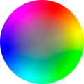 Color circle (hue-sat)