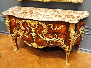 Commode di Charles Cressent (1745–49), Nelson-Atkins Museum of Art