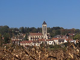 Gezicht op Champagne-sur-Oise