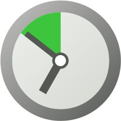 File:Pictogram voting wait green.svg