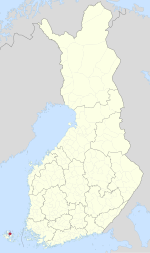 Location o Saltvik in Finland