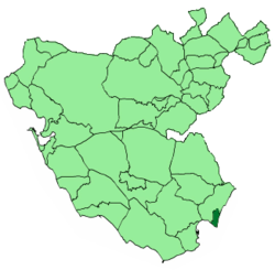 Location within کادیس اوستانی