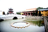 Donglin Temple lotus pond