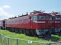 ED78 1 preserved near Rifu Station in August 2002