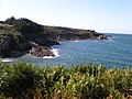 Vue depuis le chemin des douaniers à Saint-Coulomb