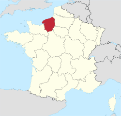 Vị trí của Haute-Normandie