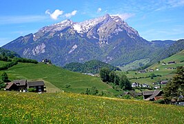 Pilatus seen from Stanserhorn funicular