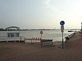 bij hoogwater