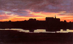 Solnedgang ved Tjörnin, 1905