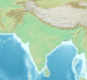 Map showing the location of Chitwan National Park