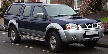 Un Nissan Navara double-cabine