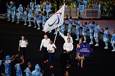 Parade atlet independen Paralimpiade Rio 2016