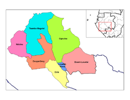 Dipartimento di Ndolou – Mappa