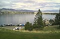 Canyon Ferry Lake, north end, viewed from Yacht Basin Marina.