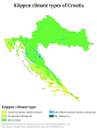 Image 40Köppen-Geiger climate classification map of Croatia (from Croatia)