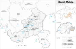 Location of Maloja District