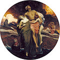 Frederic Lord Leighton, And the Sea Gave Up the Dead Which Were in It, 1892