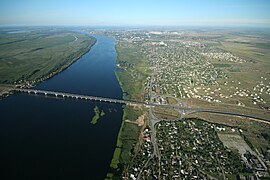 Антонівський міст через Дніпро в Херсоні