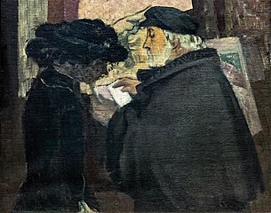 Degas et son modèle, 1906; huile sur toile, Paris, musée d'Orsay.