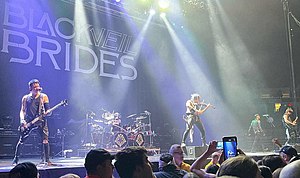 Black Veil Brides performing in 2022