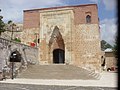 Eshab-ı Kehf Kulliye in Afşin with the cave inside, Turkey