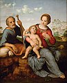 Holy Family in a Landscape Franciabigio (1520) Kunsthistorisches Museum