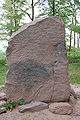 Runestone in Glavendruplunden, Funen, Denmark (east side)