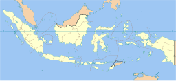 Banjarbarus läge på karta över Indonesien.