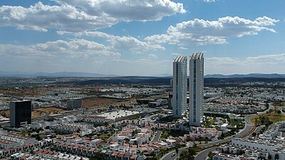 Skyline of Santiago de Querétaro