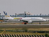 元ANAの機材 （A320-211型機・JA8391、現在は退役済）