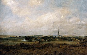 Vue de Salisbury, 1820-1829. Musée du Louvre, Paris[4].