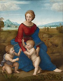 Raffael: Madonna im Grünen, 1505–1506 (Kunsthistorisches Museum Wien)