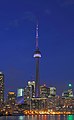 Image 6The CN Tower, located in downtown Toronto, Ontario, Canada, is a communications and observation tower standing 553.3 metres (1,815 ft) tall.