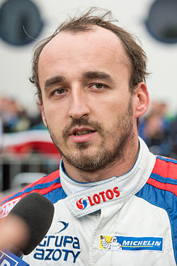 Robert Kubica Saksan rallissa vuonna 2014.