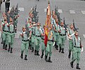 La 7a Bandera Valenzuela del Terç «Don Juan de Austria» de la BRILEG a la desfilada del 14 de juliol de 2007 a l'Avinguda dels Camps Elisis de París