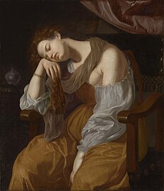 Artemisia Gentileschi, Marie Madeleine pénitente, 1625-1626.