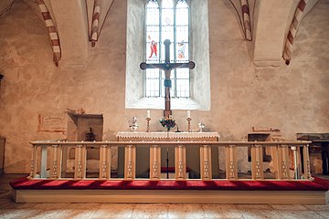 Nagu kyrka altare och korset